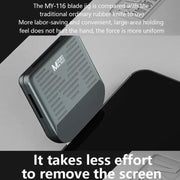 MaAnt MY-116 Magnetic Double-sided Blade Fixed Fixture Cell Phone Repair Removal Screen Shoveling Degumming Knife, MY-116
