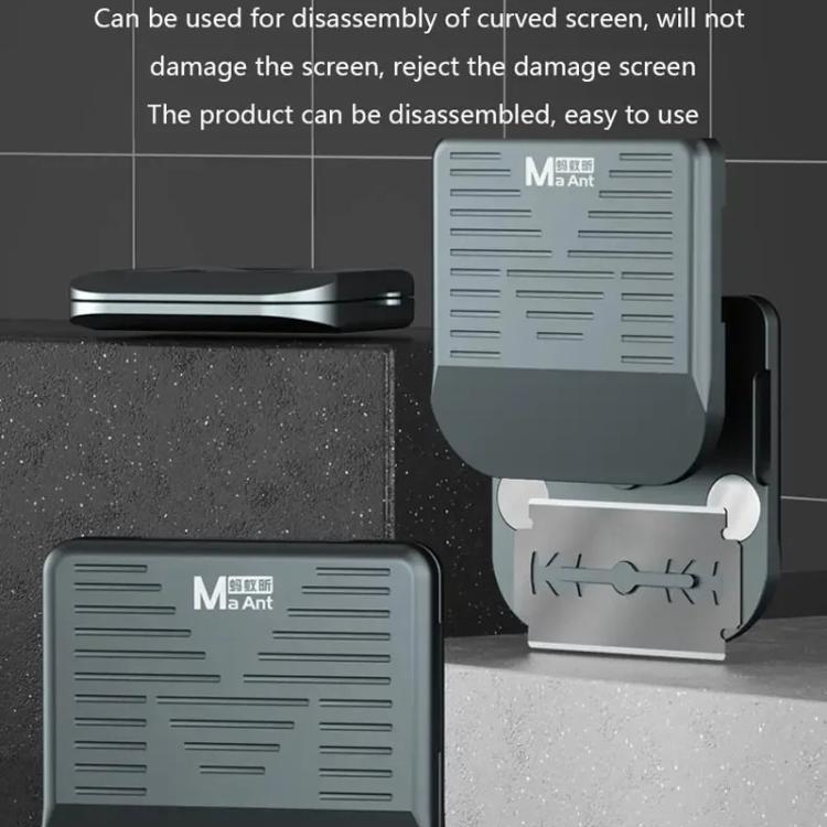 MaAnt MY-116 - Dispositivo fisso magnetico a doppia lama per la riparazione di cellulari, rimozione dello schermo, spatola e sgrassatura., MY-116