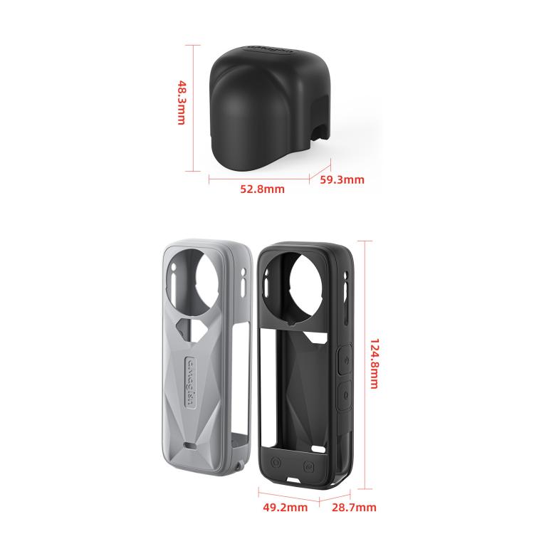 Custodia protettiva in silicone per Insta360 X5