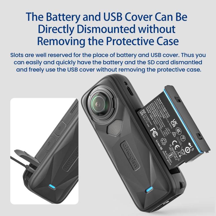 Custodia protettiva in silicone per Insta360 X5