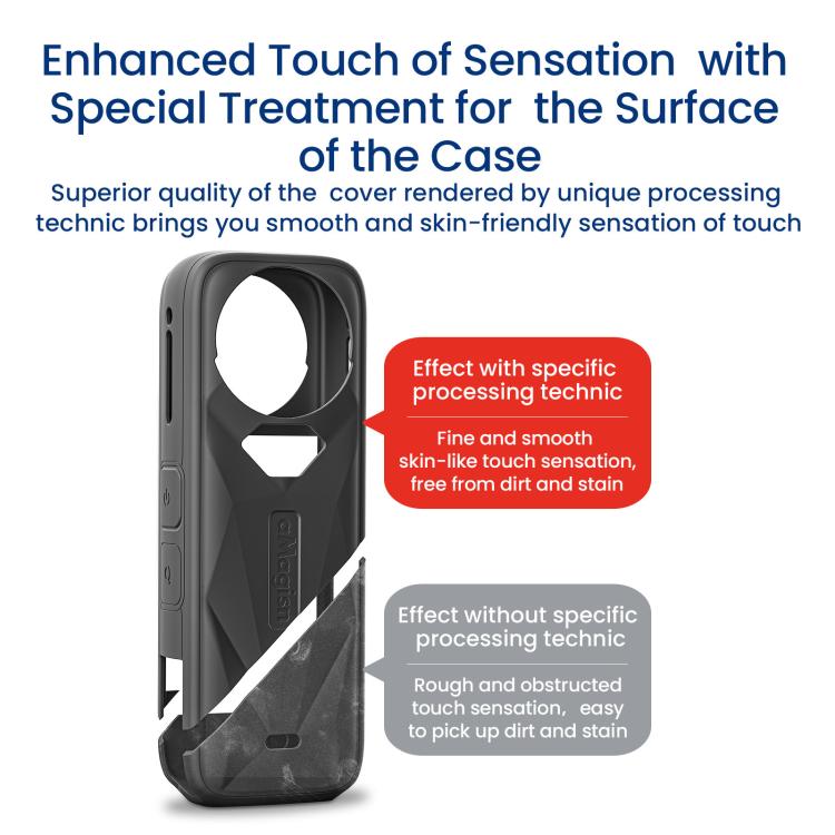 Custodia protettiva in silicone per Insta360 X5