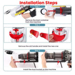 Interruttore di attivazione del contenitore della polvere di ricambio per Dyson V10/V11/V15 (versione aggiornata).