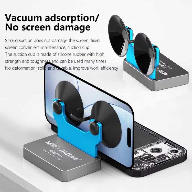 Riparazione schermo cellulare, ventosa di supporto, luce fissa, cover posteriore, MaAnt Giant Stable PRO