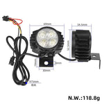 Faro anteriore a LED ad alta luminosità 2 in 1 con clacson per scooter, For Kugoo Kirin M4 / M4 Pro