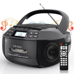 Lettore cassette portatile stereo Bluetooth AM/FM/MP3