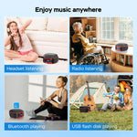 Kuephem W17 Lettore CD portatile Bluetooth e radio FM