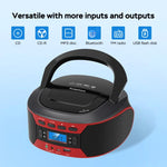 Kuephem W17 Lettore CD portatile Bluetooth e radio FM