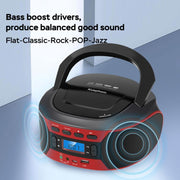Kuephem W17 Lettore CD portatile con Bluetooth e radio FM