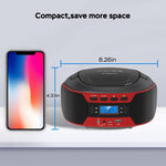 Kuephem W17 Lettore CD portatile Bluetooth e radio FM