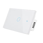 Interruttore antincendio singolo intelligente Wi-Fi per graffiti, calibro 120 USA, modello 120., 1-Gang White, 2-Gang White, 1-Gang Black, 2-Gang Black, 1-Gang Gold, 2-Gang Gold