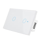 Interruttore antincendio singolo intelligente Wi-Fi per graffiti, calibro 120 USA, modello 120., 1-Gang White, 2-Gang White, 1-Gang Black, 2-Gang Black, 1-Gang Gold, 2-Gang Gold