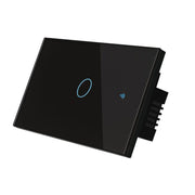 Interruttore antincendio singolo intelligente Wi-Fi per graffiti, calibro 120 USA, modello 120., 1-Gang White, 2-Gang White, 1-Gang Black, 2-Gang Black, 1-Gang Gold, 2-Gang Gold
