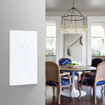 Interruttore antincendio singolo intelligente Wi-Fi per graffiti, calibro 120 USA, modello 120., 1-Gang White, 2-Gang White, 1-Gang Black, 2-Gang Black, 1-Gang Gold, 2-Gang Gold