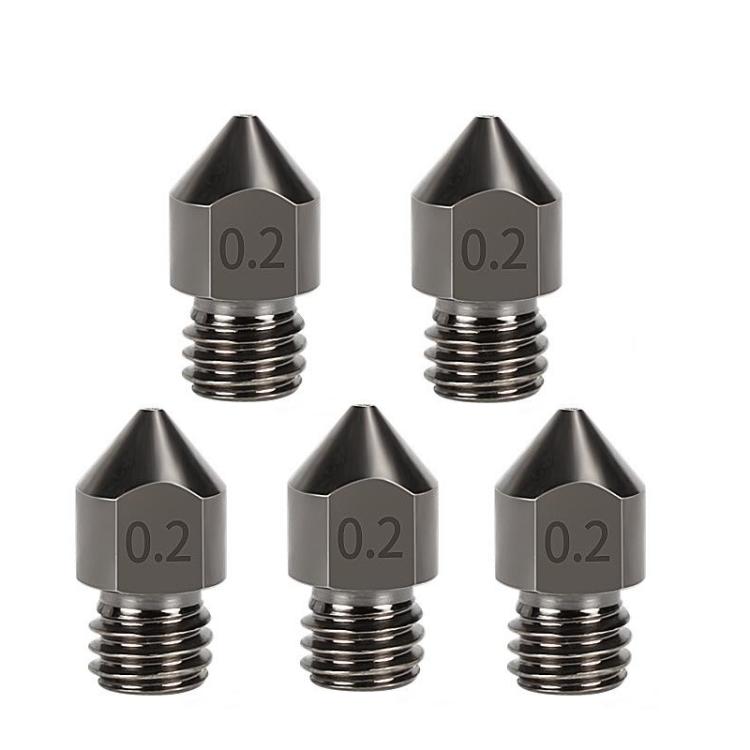 Ugello MK8 in acciaio temprato per stampanti 3D 1,75 mm