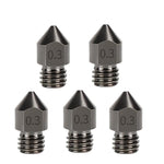 Ugello MK8 in acciaio temprato per stampanti 3D 1,75 mm
