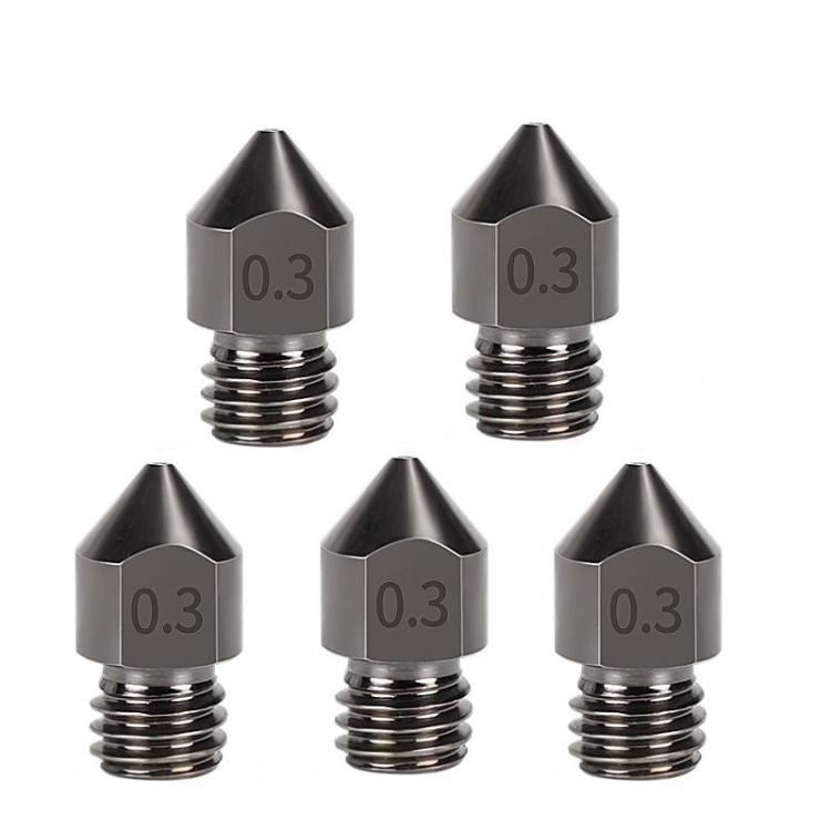Ugello MK8 in acciaio temprato per stampanti 3D 1,75 mm