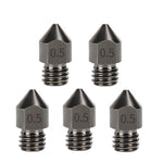 Ugello MK8 in acciaio temprato per stampanti 3D 1,75 mm
