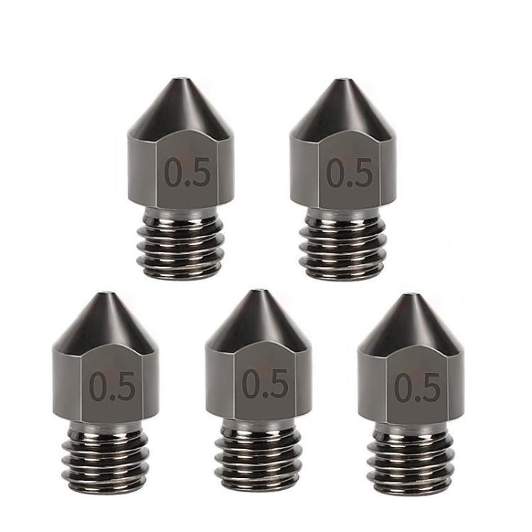 Ugello MK8 in acciaio temprato per stampanti 3D 1,75 mm
