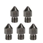 Ugello MK8 in acciaio temprato resistente alle alte temperature per estrusore di stampanti 3D., 5pcs /Pack 1.75/0.2mm, 5pcs /Pack 1.75/0.3mm, 5pcs /Pack 1.75/0.4mm, 5pcs /Pack 1.75/0.5mm, 5pcs /Pack 1.75/0.6mm, 5pcs /Pack 1.75/0.8mm, 5pcs /Pack 1.75/1.0mm