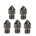 Ugello MK8 in acciaio temprato per stampanti 3D 1,75 mm