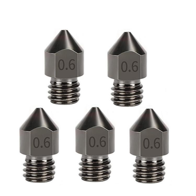 Ugello MK8 in acciaio temprato per stampanti 3D 1,75 mm