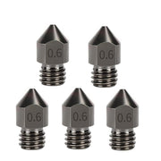 Ugello MK8 in acciaio temprato resistente alle alte temperature per estrusore di stampanti 3D., 5pcs /Pack 1.75/0.2mm, 5pcs /Pack 1.75/0.3mm, 5pcs /Pack 1.75/0.4mm, 5pcs /Pack 1.75/0.5mm, 5pcs /Pack 1.75/0.6mm, 5pcs /Pack 1.75/0.8mm, 5pcs /Pack 1.75/1.0mm