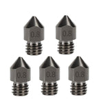 Ugello MK8 in acciaio temprato per stampanti 3D 1,75 mm