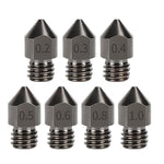 Ugello MK8 in acciaio temprato per stampanti 3D 1,75 mm
