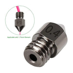Ugello MK8 in acciaio temprato per stampanti 3D 1,75 mm
