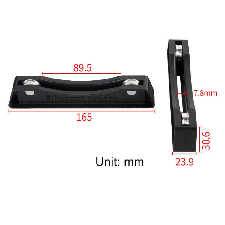 Porta bobina regolabile per filamento PLA/ABS 3D