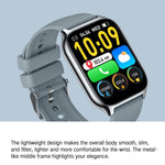 Monitoraggio della salute: ossigenazione del sangue, sonno e frequenza cardiaca. Smartwatch sportivo quadrato con doppio cinturino., Gold Steel+Silicone Pink, Black Steel+Silicone Black