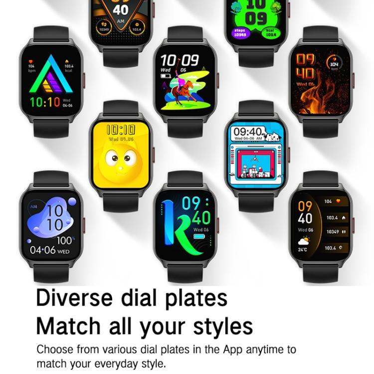 Monitoraggio della salute: ossigenazione del sangue, sonno e frequenza cardiaca. Smartwatch sportivo quadrato con doppio cinturino., Gold Steel+Silicone Pink, Black Steel+Silicone Black