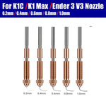 Ugello in rame per stampanti 3D Creality Ender-3 V3 K1C K1 Max