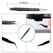 Kit di strumenti per stampante 3D: strumenti per la pulizia del modello, coltello da intaglio, lima, rifilatrice per bordi e accessori per la lucidatura., 36 In 1