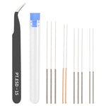 Kit di pulizia per ugelli per stampante 3D MK8, ago di pulizia in acciaio inossidabile da 0,4 mm, 22 In 1, 12 In 1