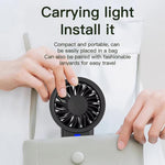 Ventilatore portatile e da tavolo ad energia solare con 5 velocità Turbo, 12 pale e ricarica rapida tramite USB Type-C.