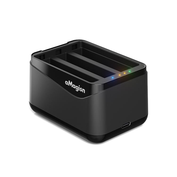 Caricabatterie rapido per 3 batterie Insta360 X5