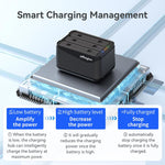 Caricabatterie rapido per 3 batterie Insta360 X5