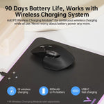 Rapoo Wireless Triple Mode Mice Ergonomic Desktop Laptop Business Office Mouse, MT760 Black, MT760mini Black, MT760 Gray, MT760mini Gray, MT760 Pink, MT760mini Pink