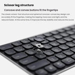 Rapoo E9000G Wireless Bluetooth Keyboard Computer Laptop Cell Phone Keyboard