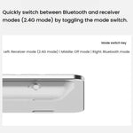 Rapoo E9000G Wireless Bluetooth Keyboard Computer Laptop Cell Phone Keyboard
