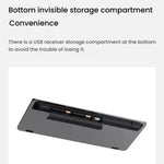 Rapoo E9000G Wireless Bluetooth Keyboard Computer Laptop Cell Phone Keyboard