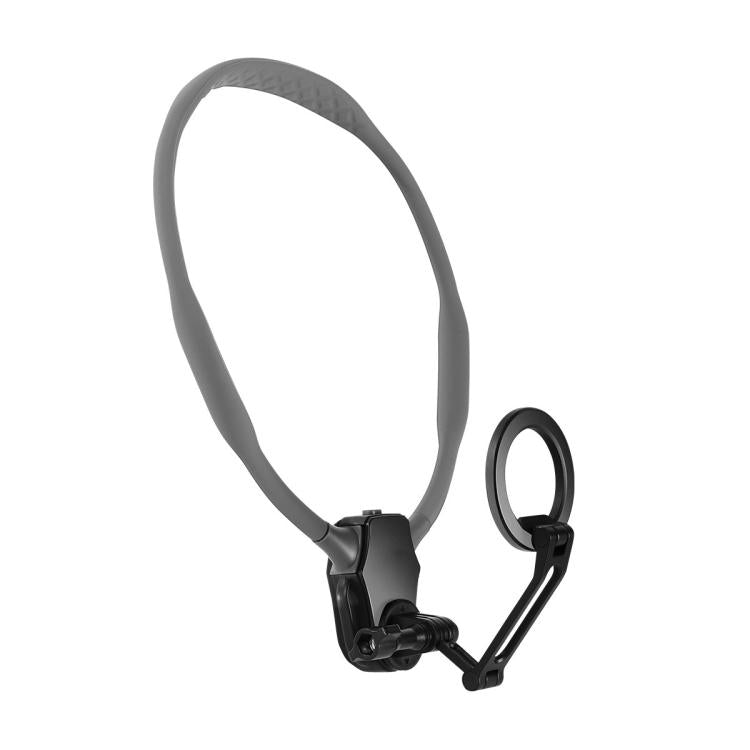 Supporto magnetico regolabile da collo per telefono e action cam