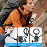Supporto magnetico regolabile da collo per telefono e action cam