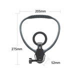 Supporto magnetico regolabile da collo per telefono e action cam