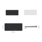 Rapoo E9050L Tri-mode Bluetooth Wireless Keyboard Silent Laptop Keyboard
