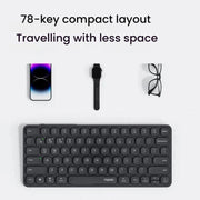 Rapoo E9050L Tri-mode Bluetooth Wireless Keyboard Silent Laptop Keyboard