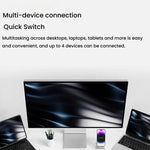 Rapoo E9050L Tri-mode Bluetooth Wireless Keyboard Silent Laptop Keyboard