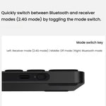 Rapoo E9050L Tri-mode Bluetooth Wireless Keyboard Silent Laptop Keyboard