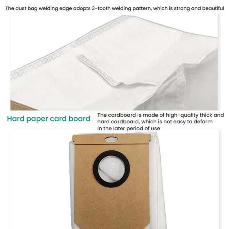 Per Eufy L50 / L60, 2 sacchetti raccoglipolvere in tessuto non tessuto con filtro., Dust Bag